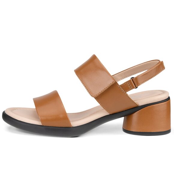 New ECCO Women's Sculpted Leather Sandals LX 35 in Cashmere Size 37 (US 6-6.5)